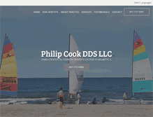 Tablet Screenshot of philipcookdds.com